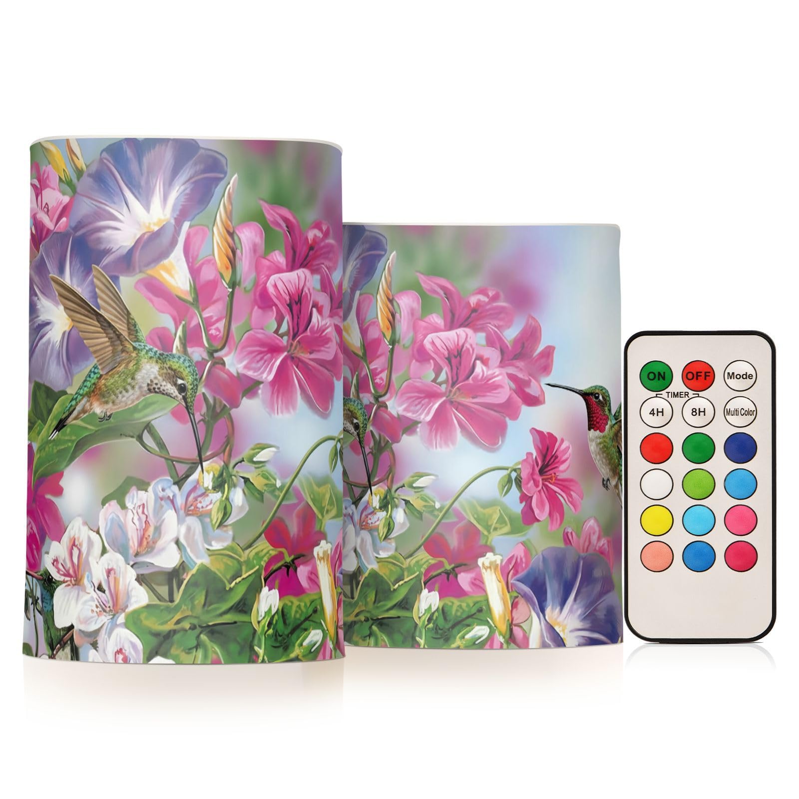 Amazon.com: ALAZA Spring Hummingbird Flowers Flickering Flameless